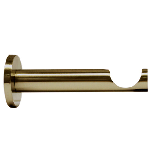 Jones 28mm Barrel Bracket Antique Brass - Pair