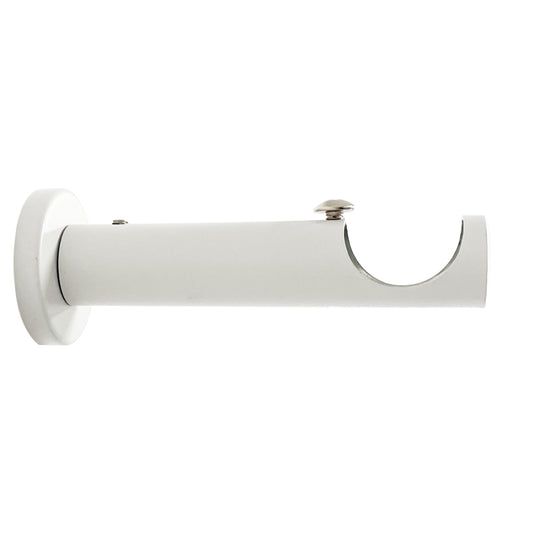 Jones 28mm Barrel Bracket Matt White - Pair