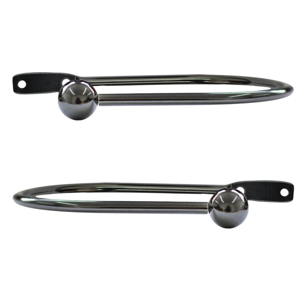 Jones Ball Hold Back Black Nickel - Pair