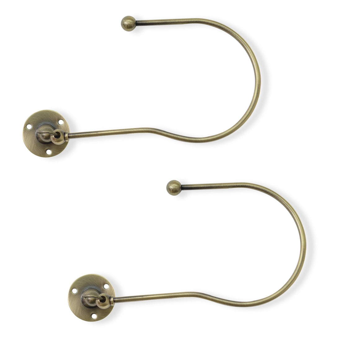 Jones Swing Embrace Antique Brass - Pair