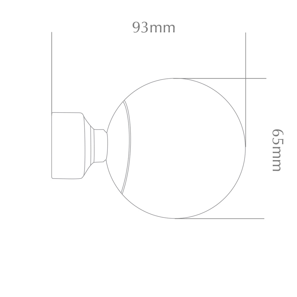 Cosmos 28mm Pole Set 120cm Chrome